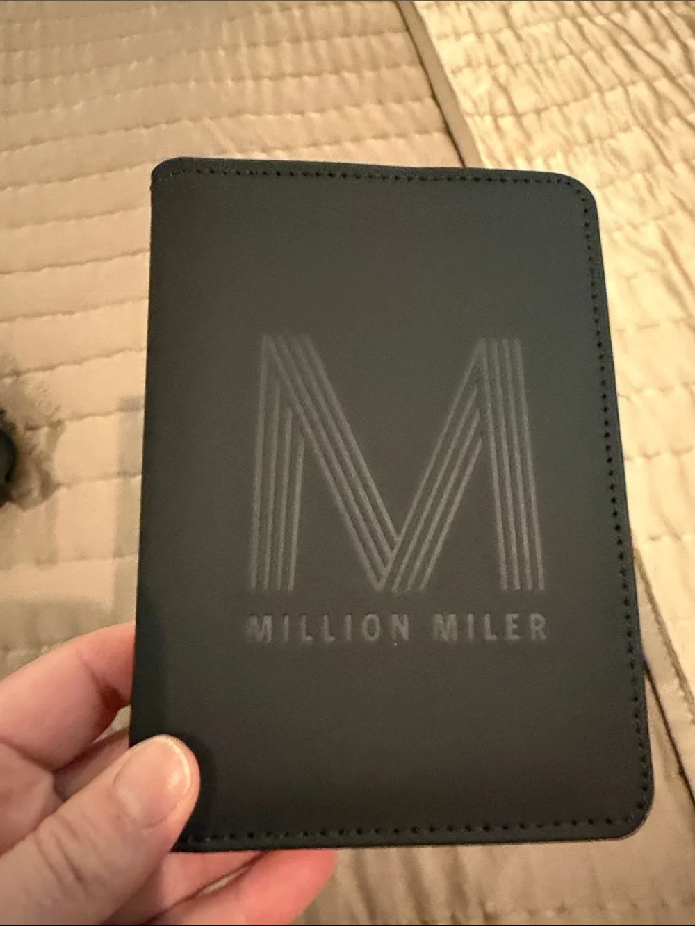 Million Miler Embossed Card & Key Holder or passport- Delta